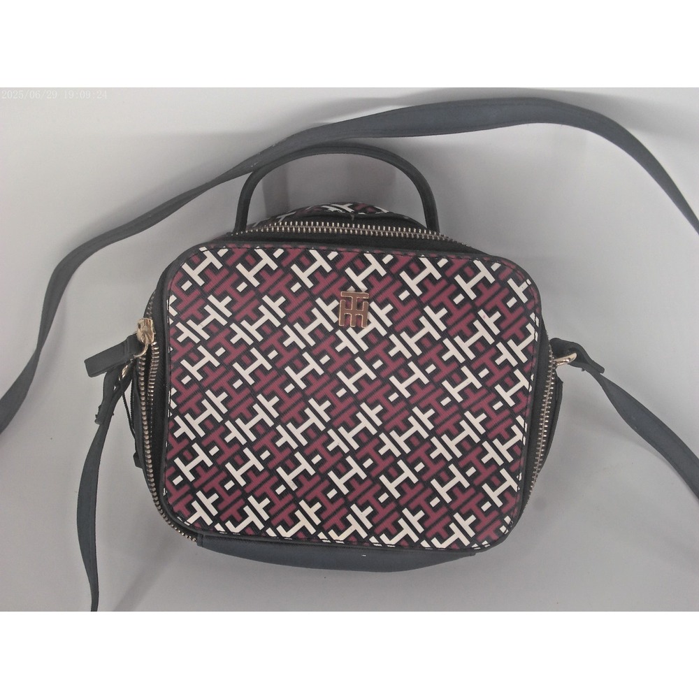 TOMMY HILFIGER X BODY LOGO CROSSBODY SHOULDER BAG NAVY/RED/WHITE NEW AUTHENTIC‎